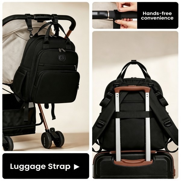 Changing Backpack With Insulated Bottle Changing Backpack With Insulated Bottle