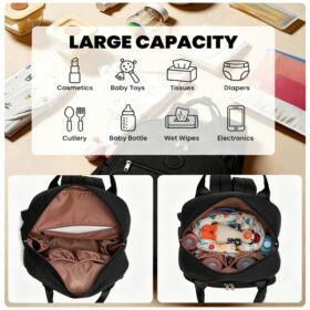 Changing Backpack With Insulated Bottle
