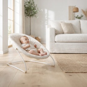 Bambino Bouncer Bounce Chair – Grey Elephant