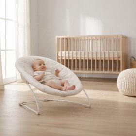 Bambino Bouncer Bounce Chair – Grey Elephant