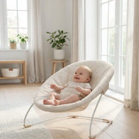 Bambino Bouncer Bounce Chair – Grey Elephant