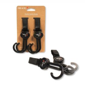 Twin Pack Double Pushchair Hooks