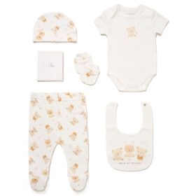 Baby Unisex "best Of Friends" 6 Piece Mesh Bag Gift Set