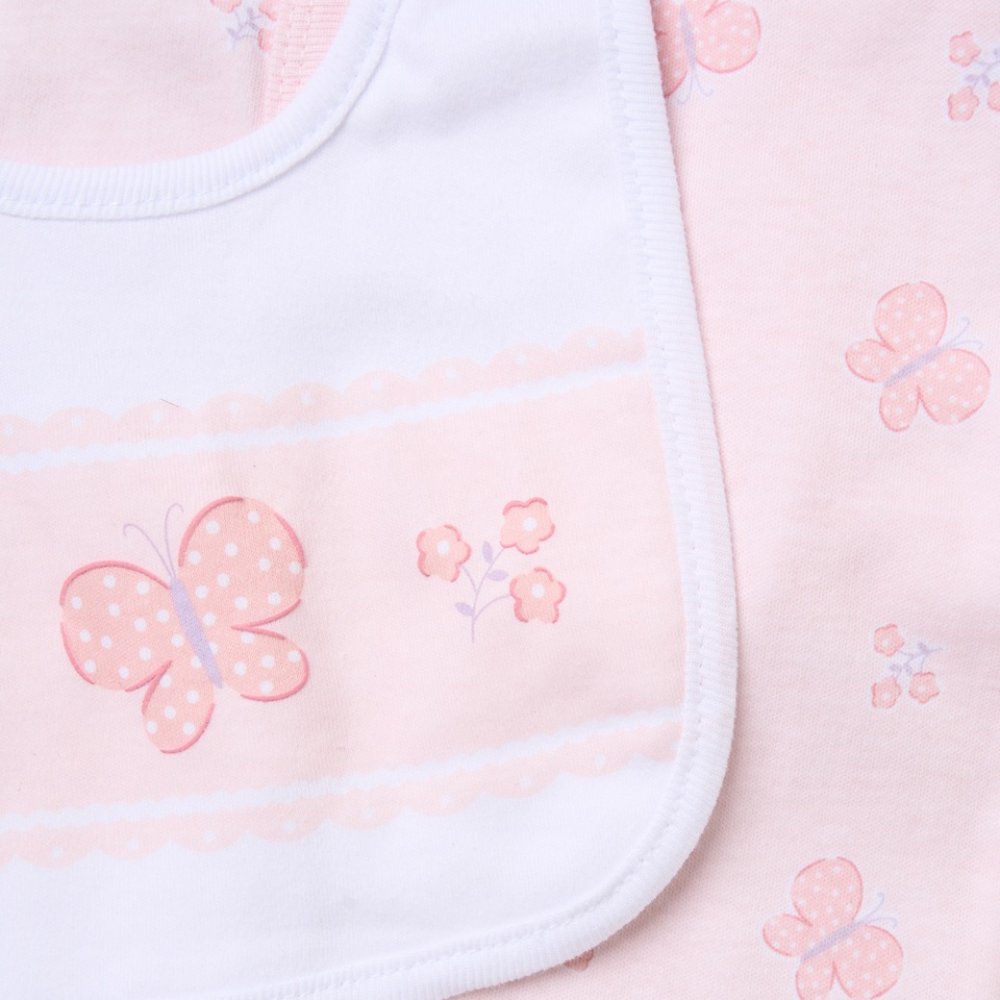 Baby Girls Butterflies 6 Piece Mesh Bag Gift Set Baby Girls Butterflies 6 Piece Mesh Bag Gift Set
