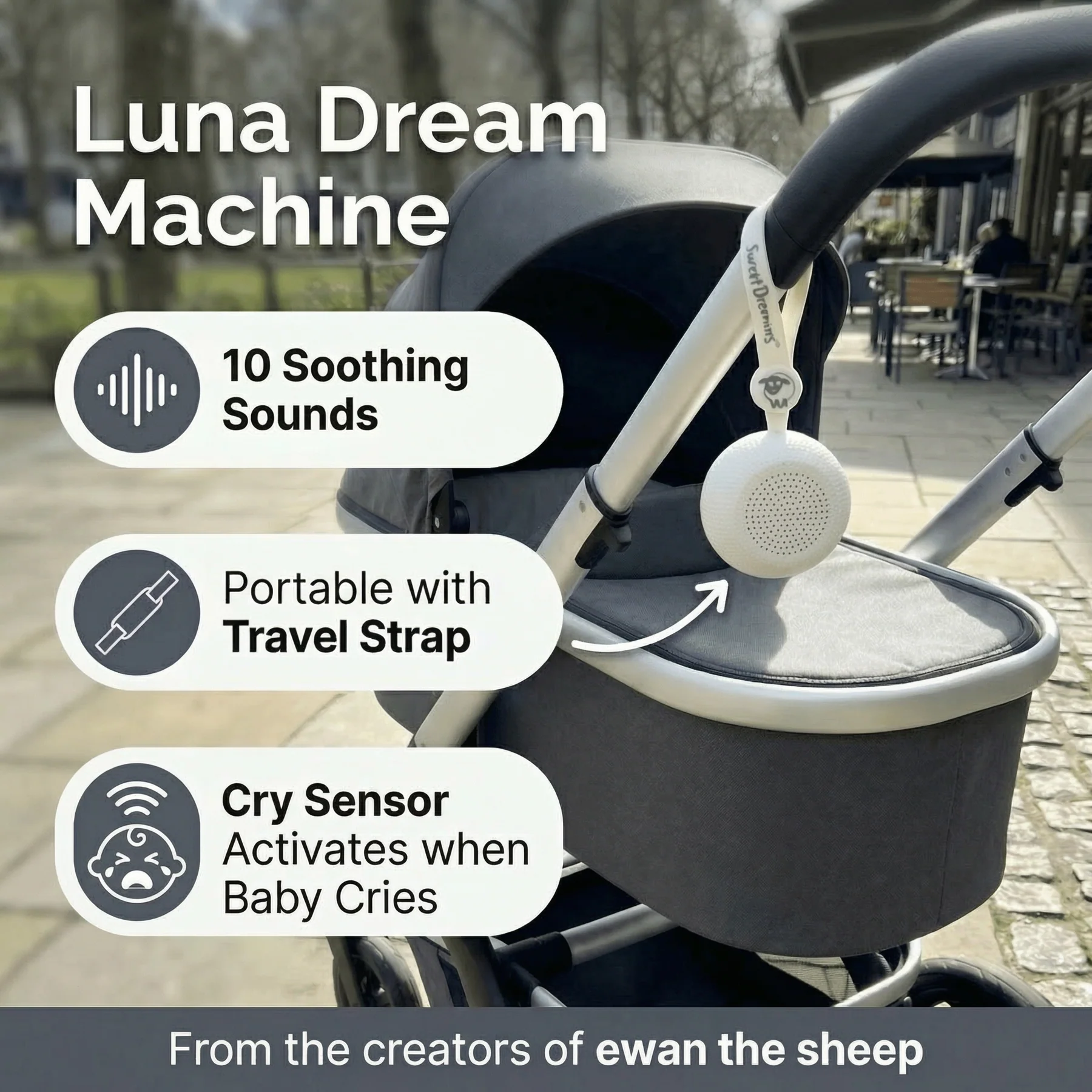 Luna Dream Machine- Moonlight White Luna Dream Machine- Moonlight White