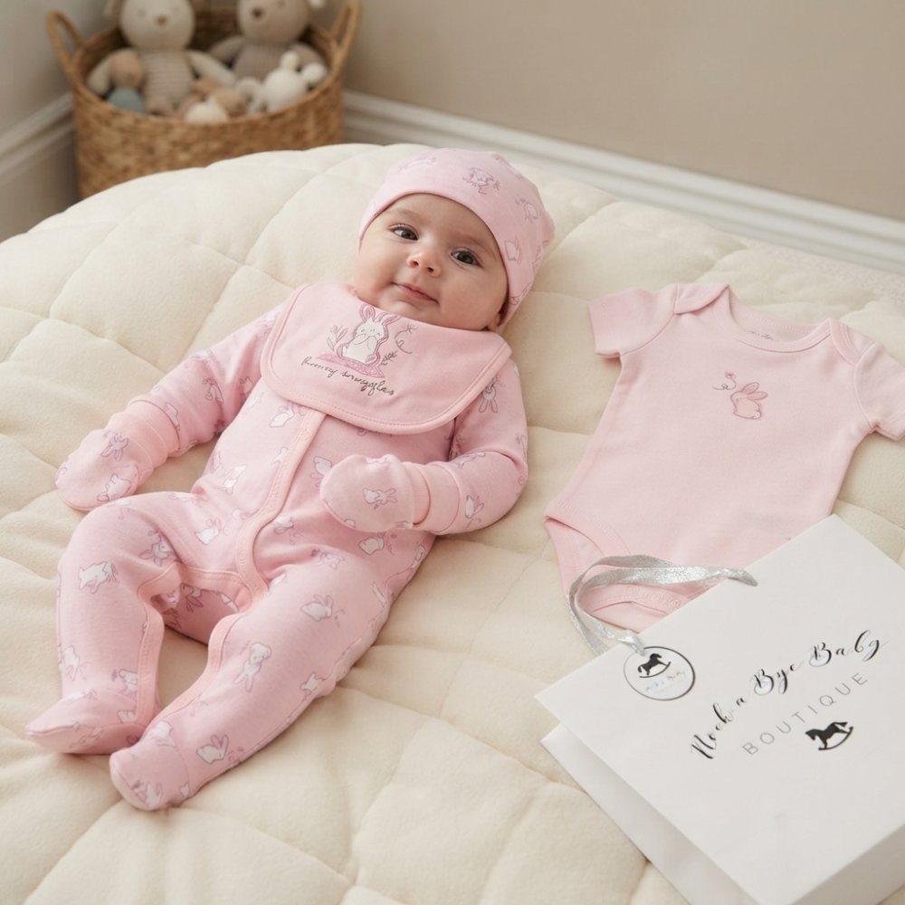 Baby Girls Bunny 6 Piece Mesh Bag Gift Set (Copy) Baby Girls Bunny 6 Piece Mesh Bag Gift Set (Copy)