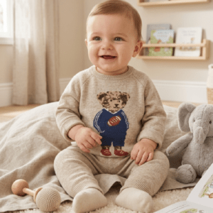 Baby Boys Knitted 2 Piece Outfit
