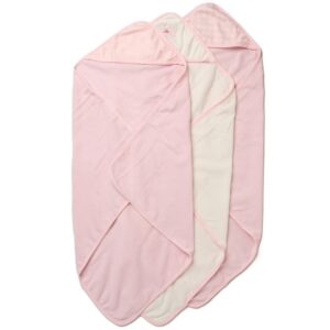 Baby Girls Floral 6 Piece Hooded Towels & Washcloths Bath Time Set