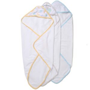 Baby Unisex Little Dreamer 6 Piece Hooded Towels & Washcloths Bath Time Set