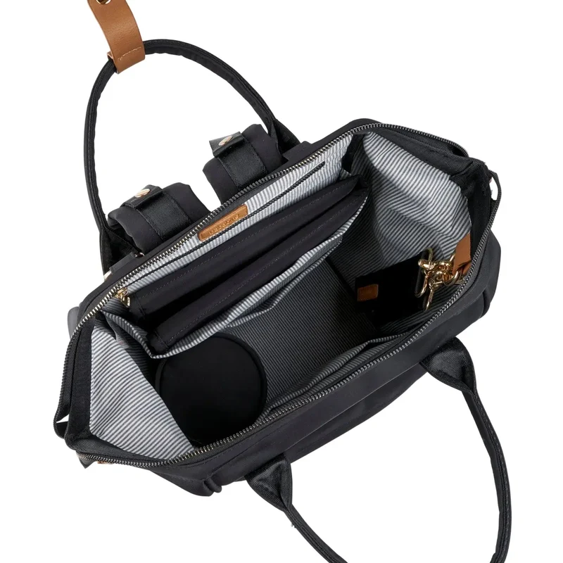Bababing Mani Backpack Waterproof Baby Changing Bag With Changing Mat - Black Bababing Mani Backpack Waterproof Baby Changing Bag With Changing Mat - Black