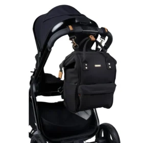 Bababing Mani Backpack Waterproof Baby Changing Bag With Changing Mat – Black