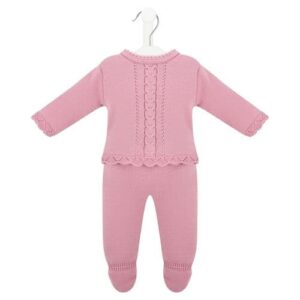 Dandelion Girls Knitted 2pc Legging Set- Dusty Pink