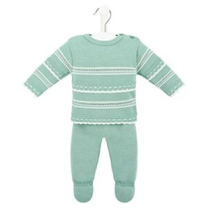 Dandelion Knitted 2 Piece Legging Set- Sage Green