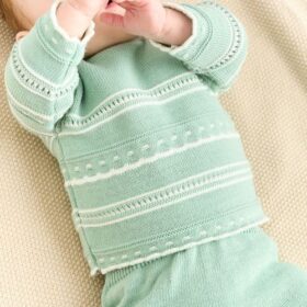 Dandelion Knitted 2 Piece Legging Set- Sage Green