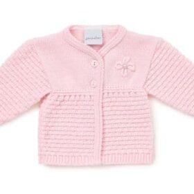 Baby Girls Knitted Matinee Cardigan