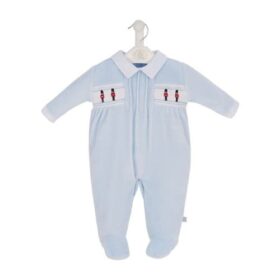 Dandelion Little Soldiers Velour Onesie
