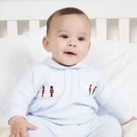 Dandelion Little Soldiers Velour Onesie