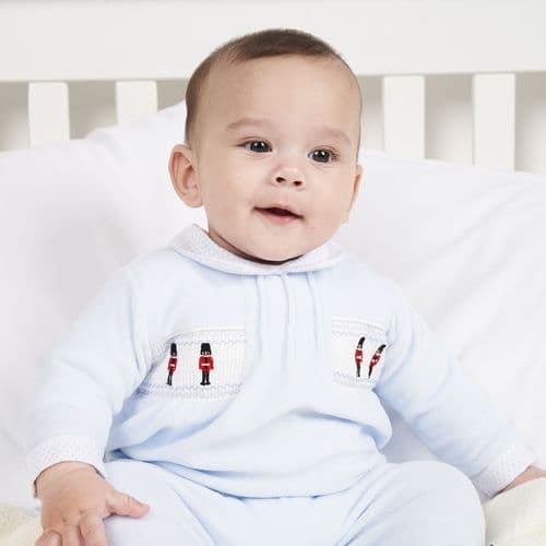 Dandelion Little Soldiers Velour Onesie - New Born Dandelion Little Soldiers Velour Onesie - New Born