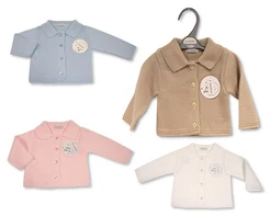 Knitted Baby Cardigan- Pink